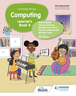 Cambridge Primary Computing (First edition) (Hodder Education) textbook cover Cambridge Primary Computing (First edition) (Hodder Education) textbook cover