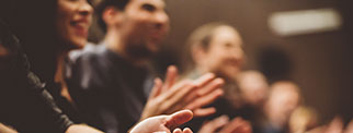 People clapping