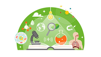 graphic from Cambridge Lower Secondary Science (0893) syllabus cover