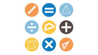 graphic from Cambridge Primary Maths (0098) syllabus cover