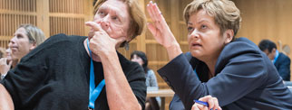 Delegates at a conference