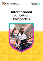 Cambridge International Education Prospectus cover