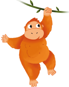 Early Years International organutan character